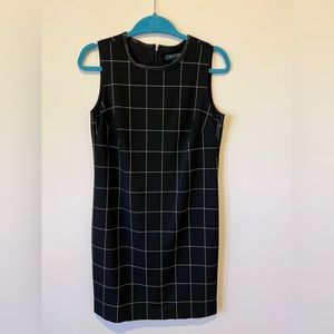 Ralph Lauren Black and White Checkered Dress